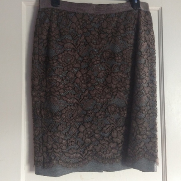 LOFT Lace Pencil Skirt - Picture 1 of 6